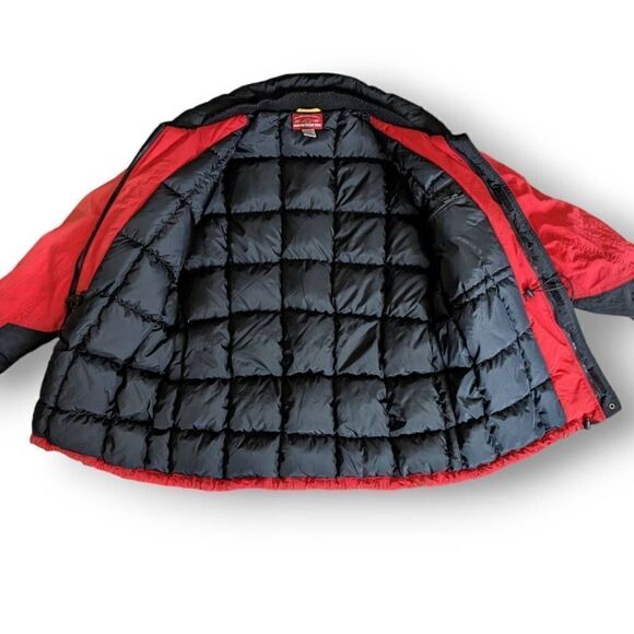 Vintage Marlboro Down Filled Puffer Jacket Full Zip Men's Size XL - Picture 7 of 12